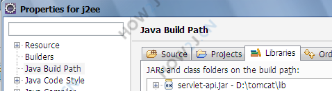 导入必须的servlet-api.jar包