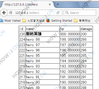 编写 HeroAddServlet