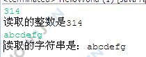 读取了整数后，接着读取字符串
