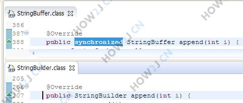 StringBuffer和StringBuilder的区别