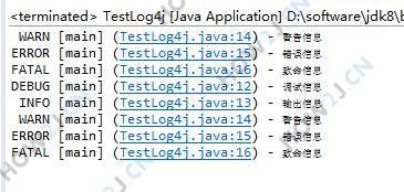 TestLog4j
