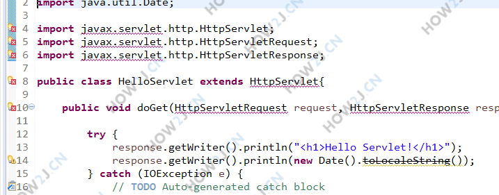 解决HttpServlet找不到问题
