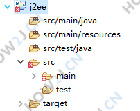 java源文件目录创建好了