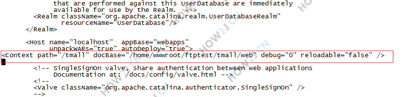 修改server.xml