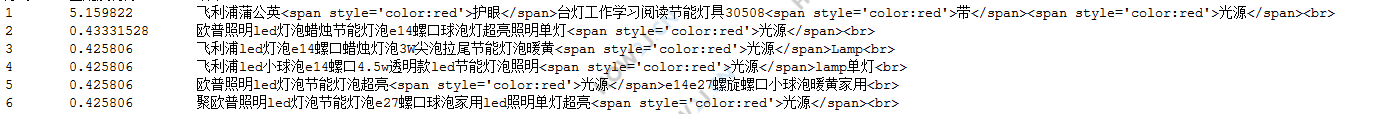 运行结果