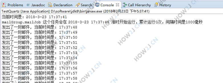 无限重复，间隔1秒